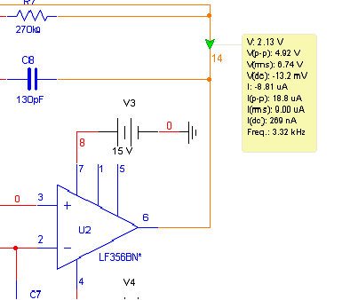 Measurement Probe connected to a circuit