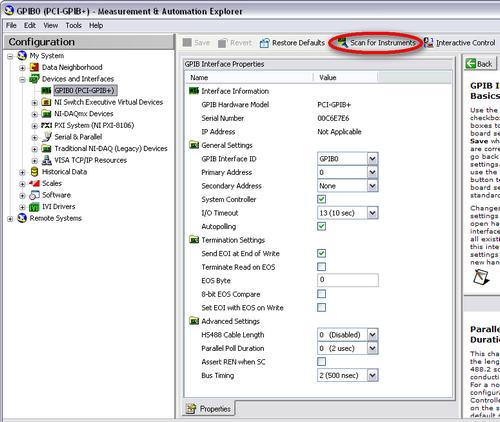 GPIB Instrument Control Tutorial - National Instruments