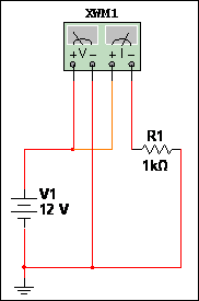 Connecting The Wattmeter - Multisim Help - National Instruments