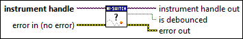 niSwitch Switch Is Debounced