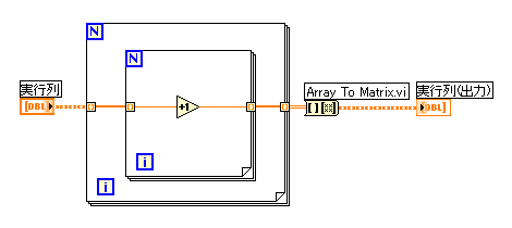 行列を使用する Labview 2018ヘルプ National Instruments