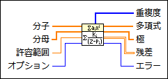 部分分数展開 Vi Labview 18ヘルプ National Instruments